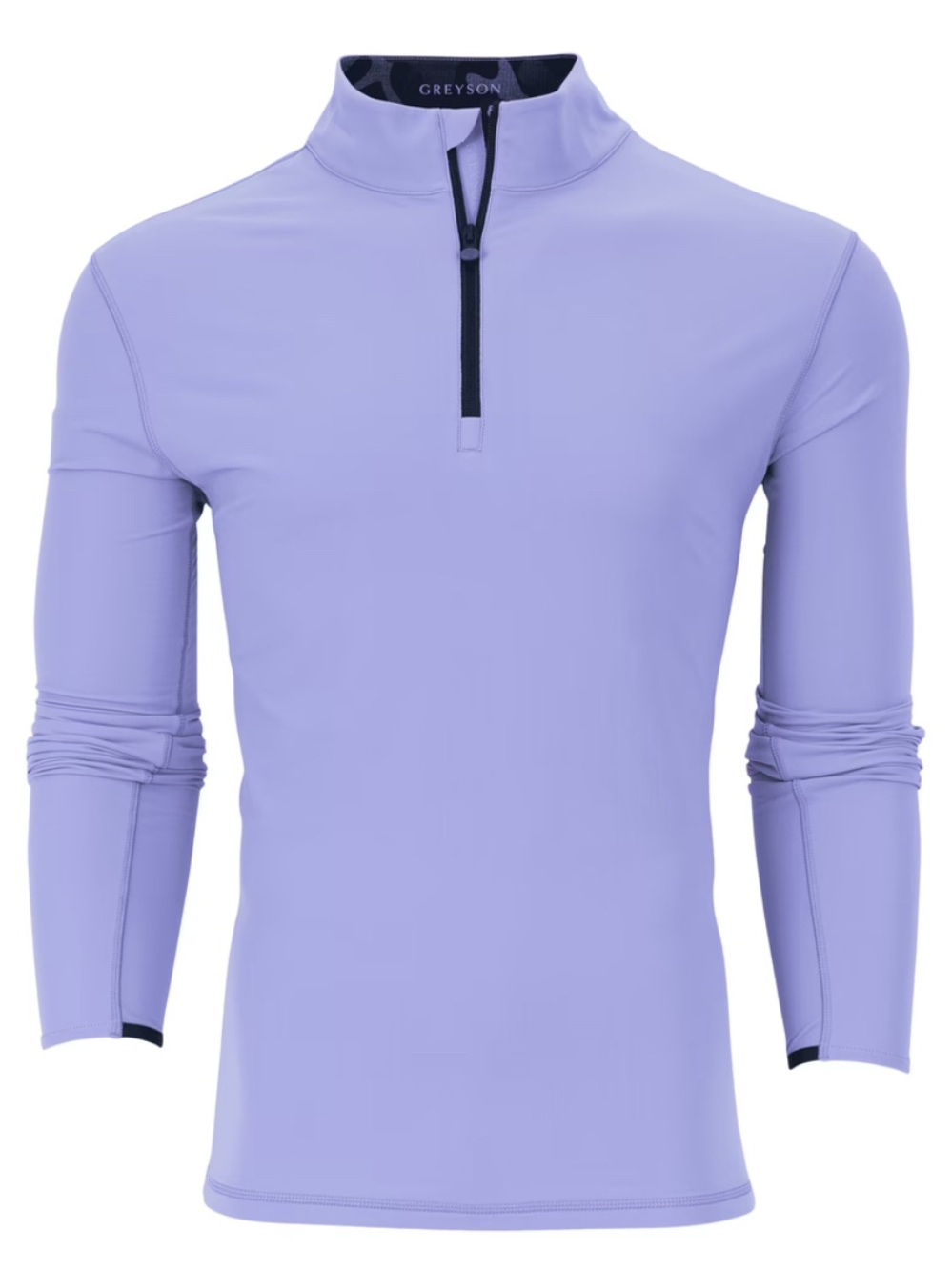 Greyson Lavender Performance Pullover with Wolf Logo Size 2XL